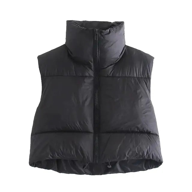 -Quilted Vest Winter Coat Jacket