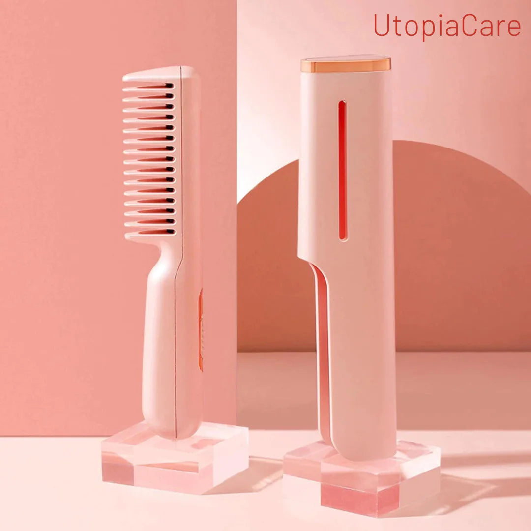 Portable Straightening Hair Comb.