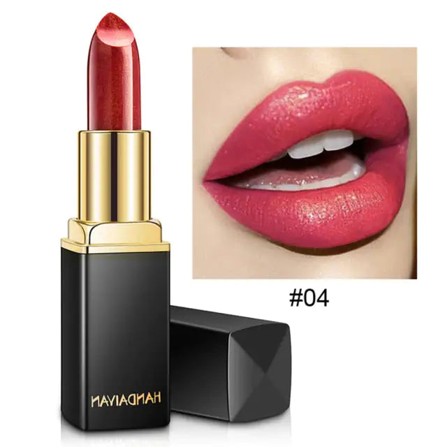 -Waterproof Glitter Lipstick