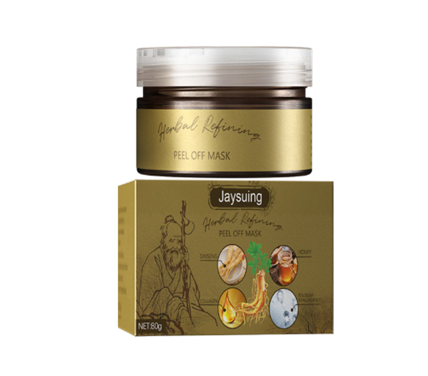 -Herbal Refining Peel-off Mask