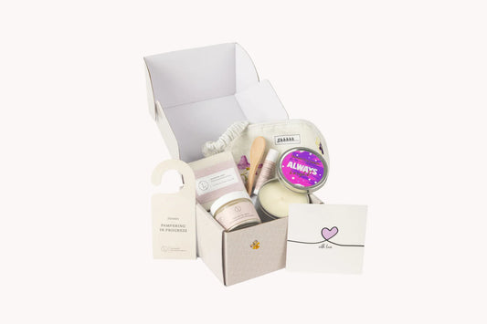 Natural bath and body gift set, Thank you gift box - AP.