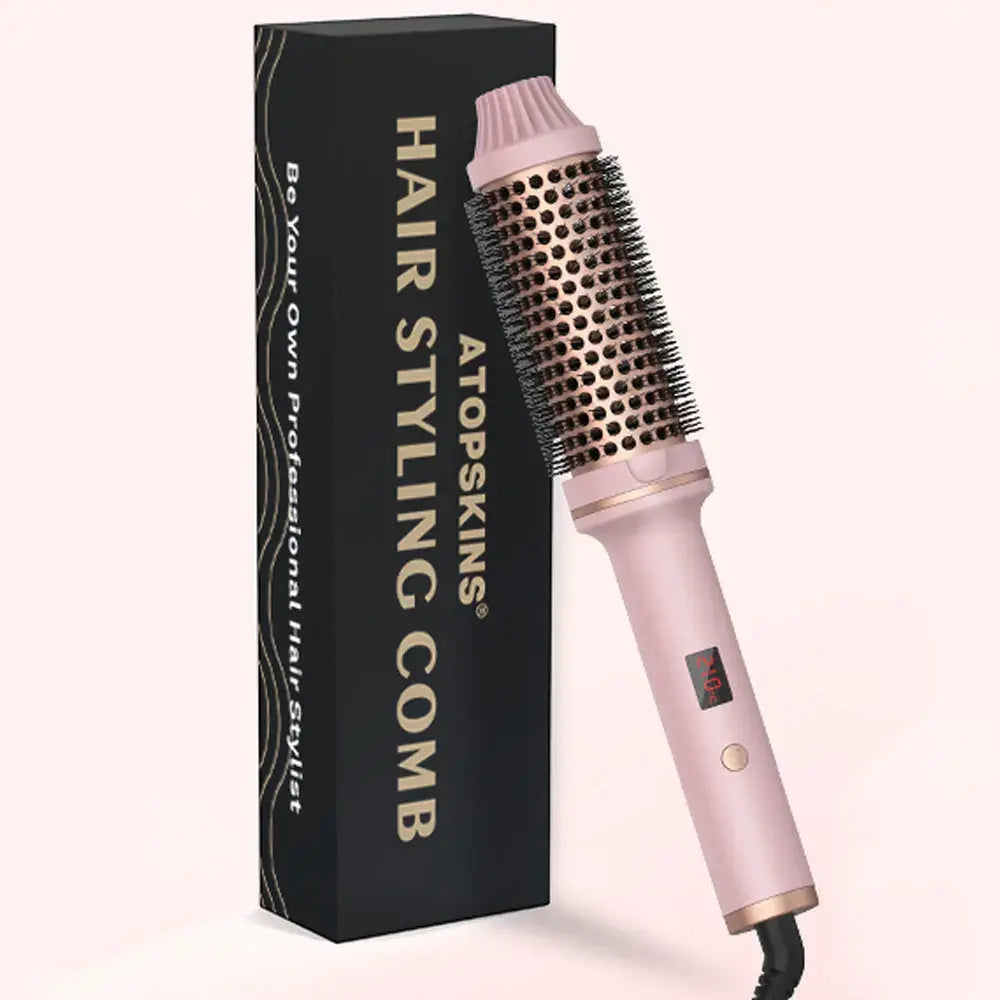 Heated Curling Iron Brush.