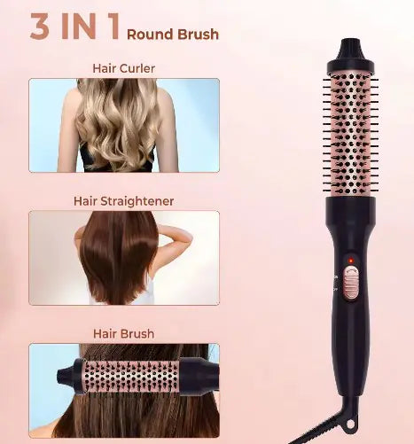 3 In1 Hair Straightener Curler And Ionic Hair Dryer.