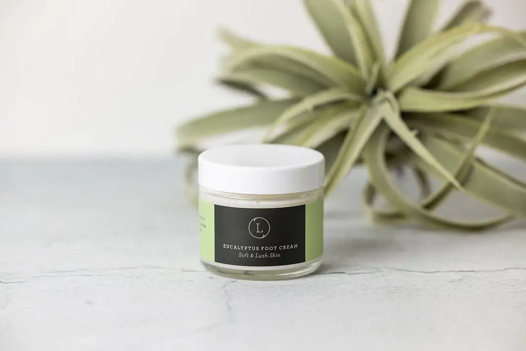 Eucalyptus Shea Butter Foot Cream with CBD (THC free).