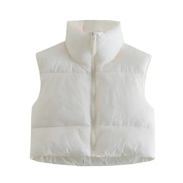 -Quilted Vest Winter Coat Jacket