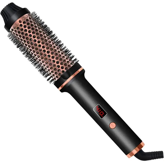 Heated Curling Iron Brush.