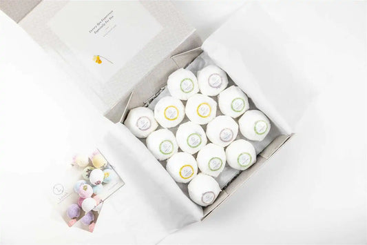 Wholesale - Bath Bombs Gift Box, Set of 14 Big 100% Natural Relaxing Bath Bombs.