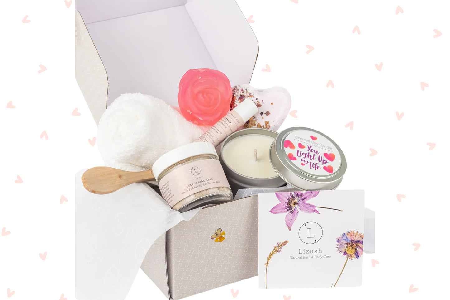 Cute LOVE Special Gift Box, Natural Skincare Gift Box, Mother's Day Gift, BFF, Sister.