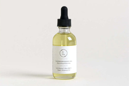 Lavender Body Oil, Natural Moisturizing Body Oil.