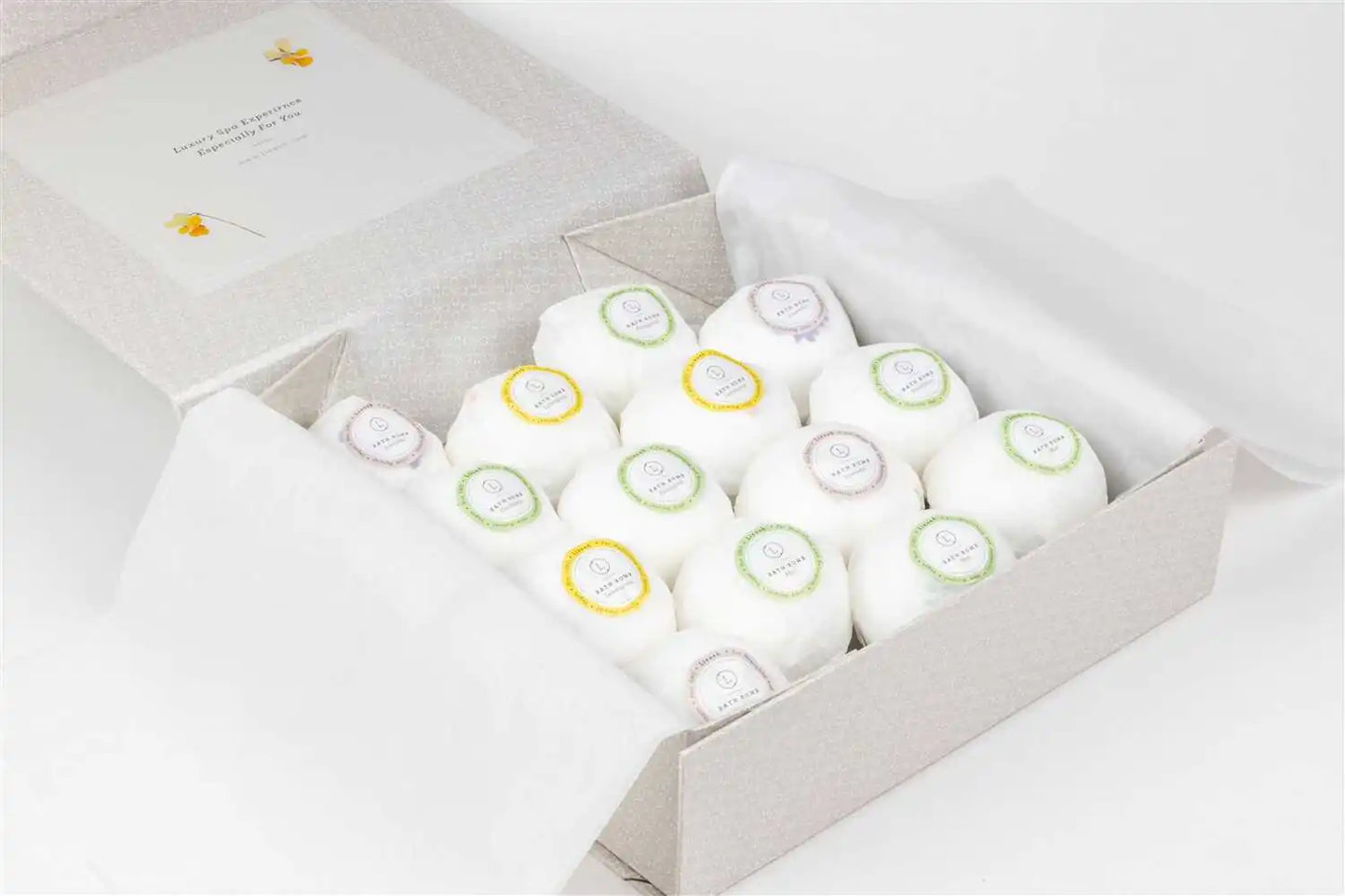 Wholesale - Bath Bombs Gift Box, Set of 14 Big 100% Natural Relaxing Bath Bombs.