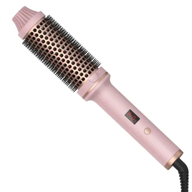 Heated Curling Iron Brush.